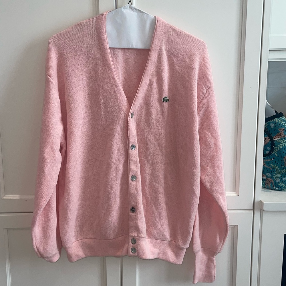 Vintage Lacoste cardigan sweater